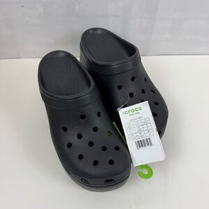 Crocs Siren Clog Black Platform Heel Slip On Shoes‎ Womens 11 Mens 9 NWT
